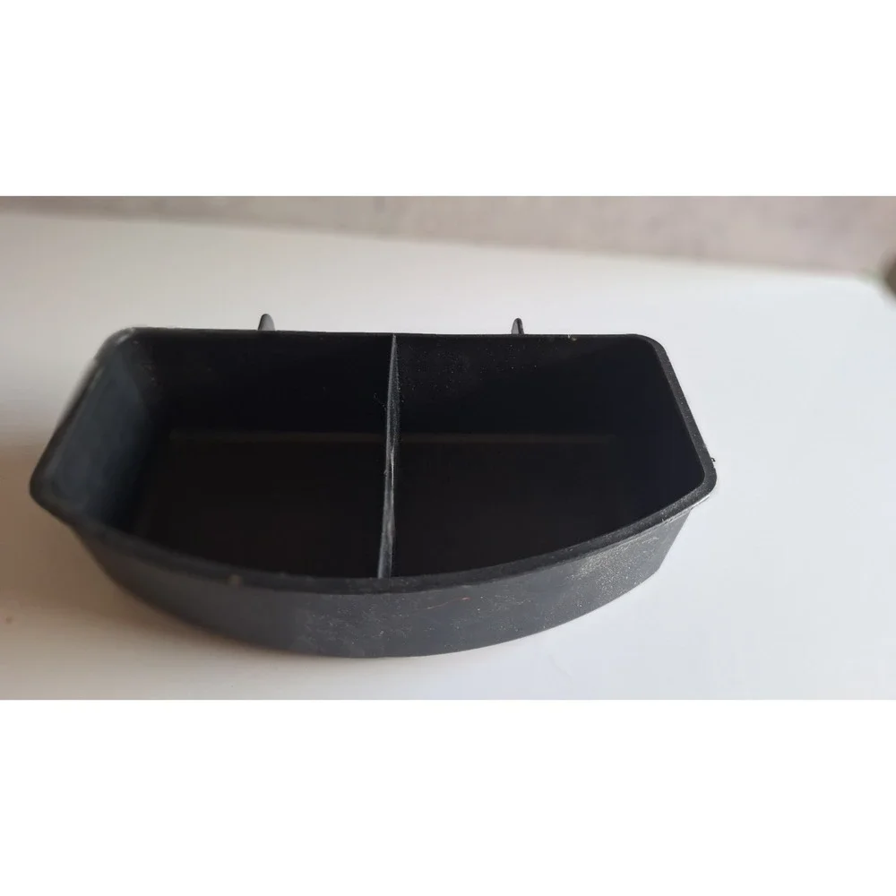 PETMATE DOUBLE KENNEL FOOD WATER CUP CRATE ATTACHMENT PET FEEDER BOWL